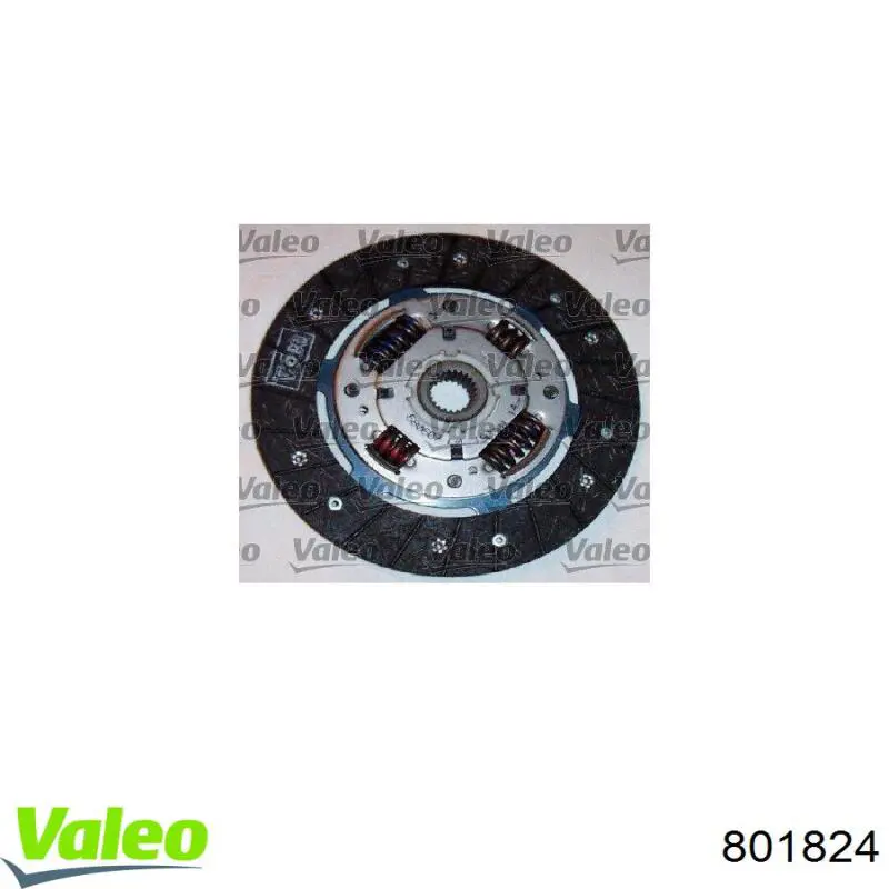 801824 VALEO kit de embrague (3 partes)