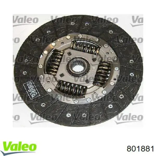 801881 VALEO kit de embrague (3 partes)