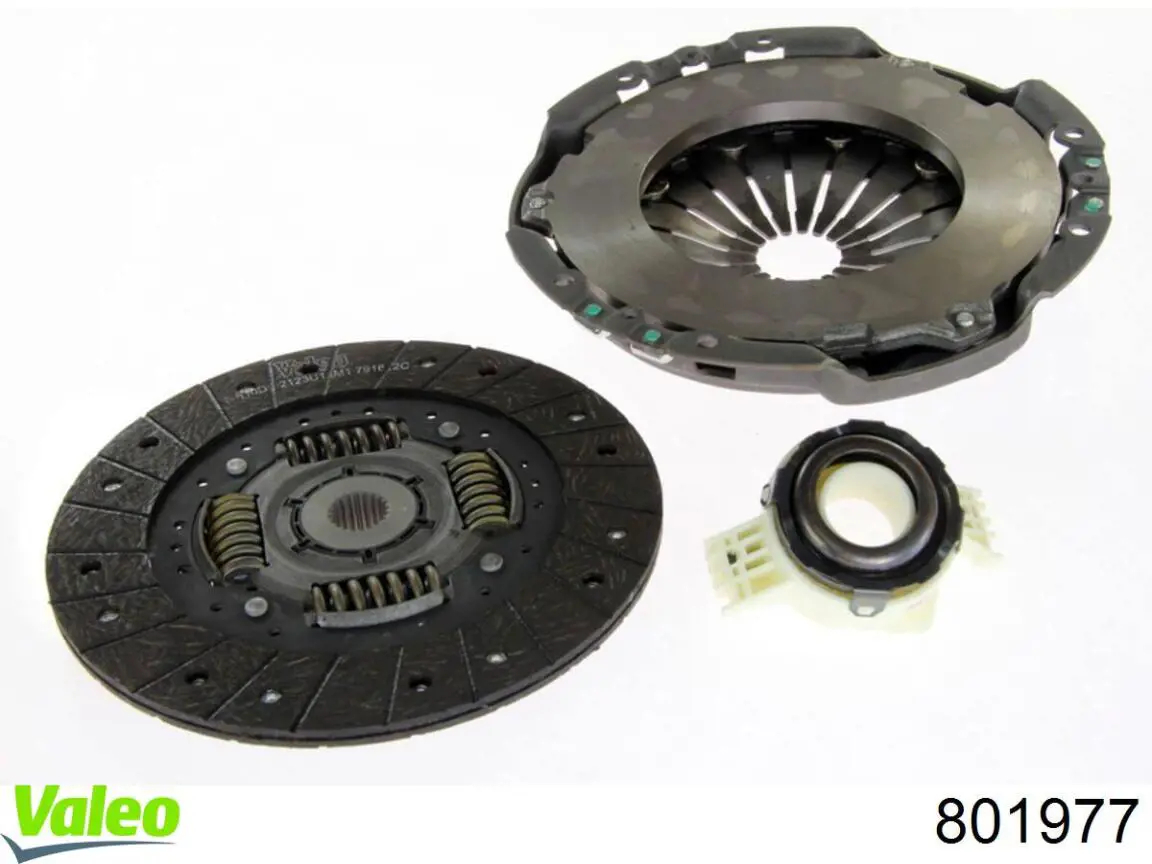 801977 VALEO kit de embrague (3 partes)