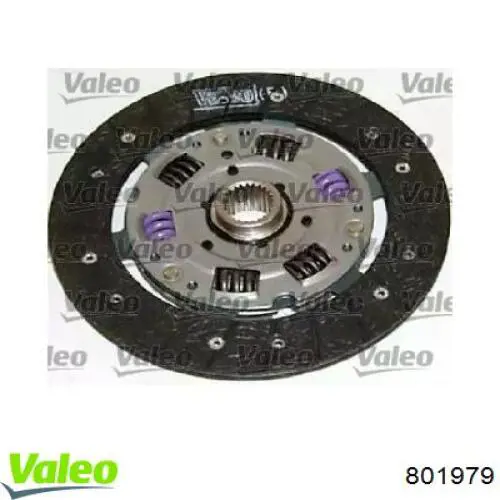 801979 VALEO kit de embrague (3 partes)