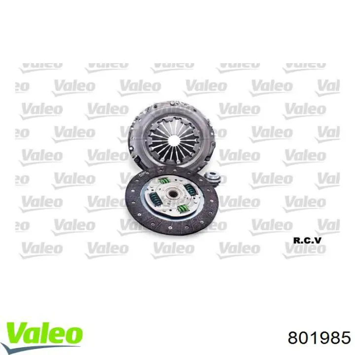 801985 VALEO kit de embrague (3 partes)