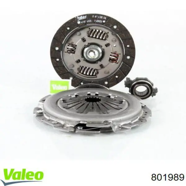 801989 VALEO kit de embrague (3 partes)