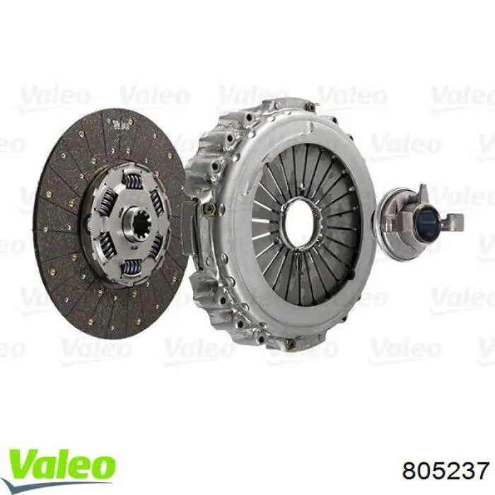 805237 VALEO kit de embrague (3 partes)