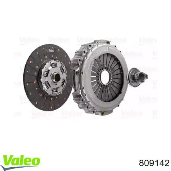 809142 VALEO kit de embrague (3 partes)