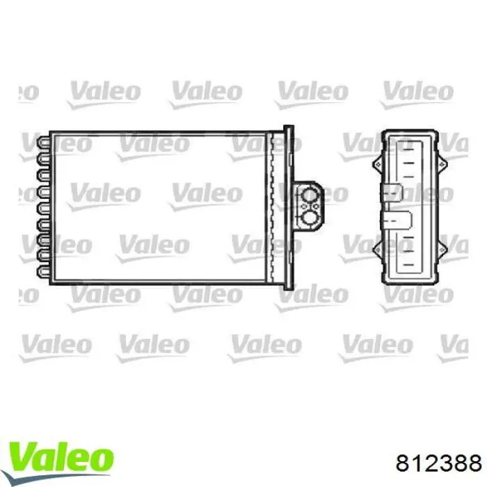  Radiador de calefacción para Saab 9-5 YS3E