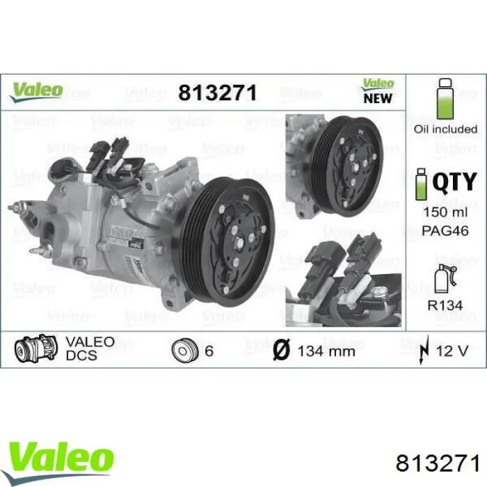 36001663 Volvo compresor de aire acondicionado