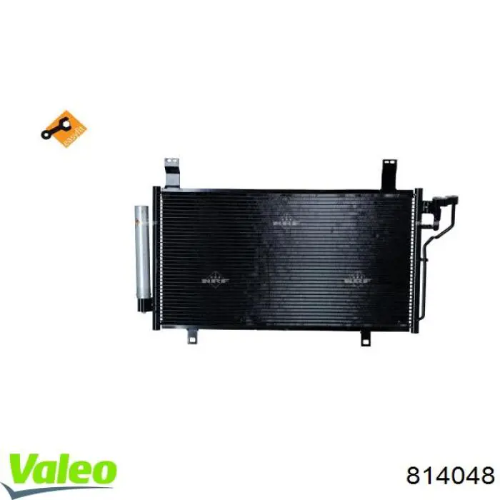 814048 VALEO condensador aire acondicionado