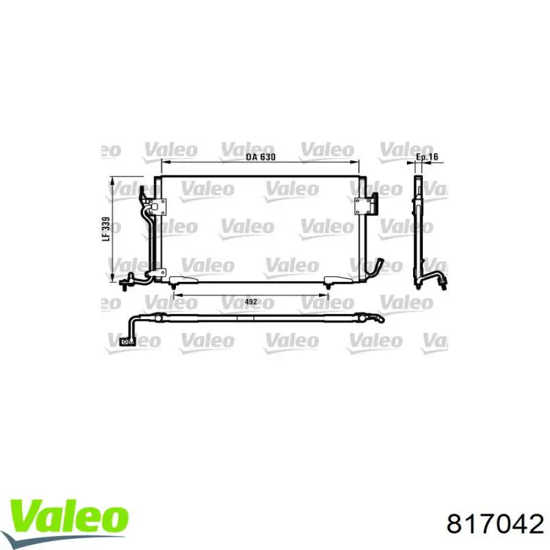  Condensador aire acondicionado para Citroen Xsara N0