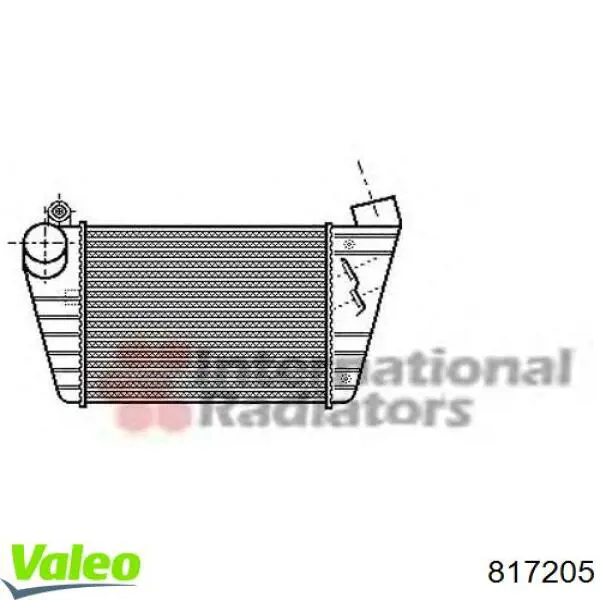  Radiador de aire de admisión para Audi A3 8L1