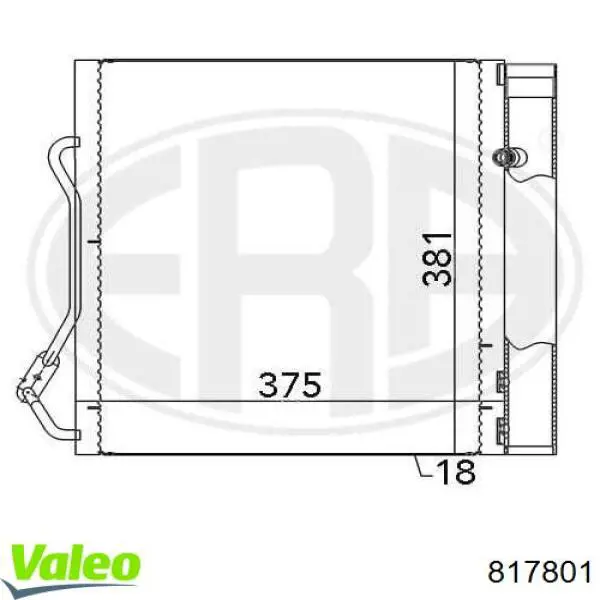 817801 VALEO condensador aire acondicionado