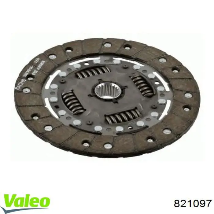 821097 VALEO kit de embrague (3 partes)