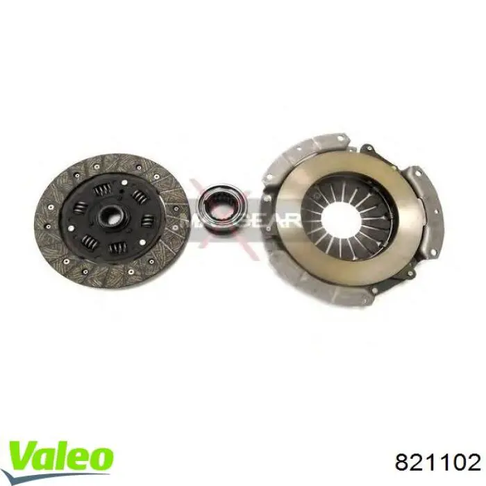 821102 VALEO kit de embrague (3 partes)