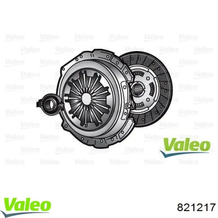 821217 VALEO kit de embrague (3 partes)