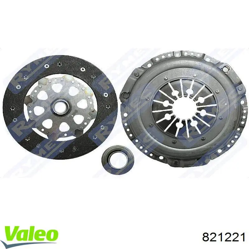 821221 VALEO kit de embrague (3 partes)