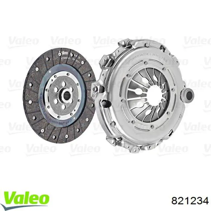 821234 VALEO kit de embrague (3 partes)