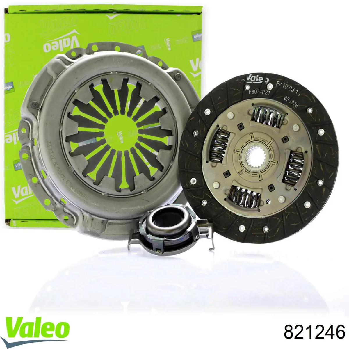 821246 VALEO kit de embrague (3 partes)