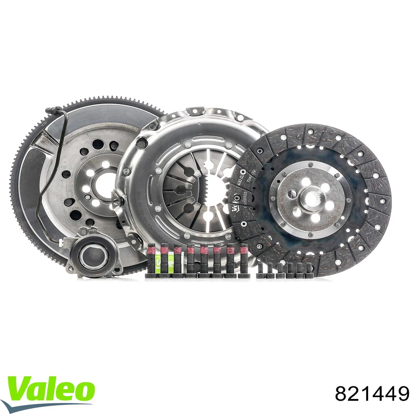 821449 VALEO kit de embrague (3 partes)