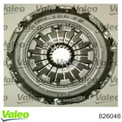 826048 VALEO kit de embrague (3 partes)