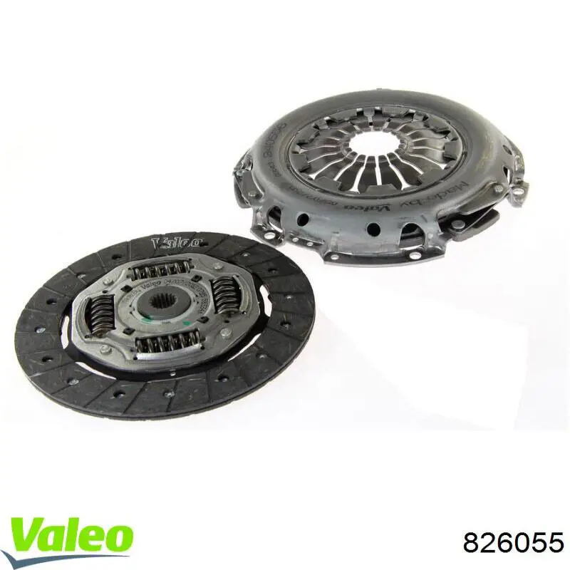 826055 VALEO kit de embrague (3 partes)