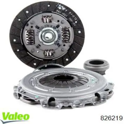 826219 VALEO kit de embrague (3 partes)