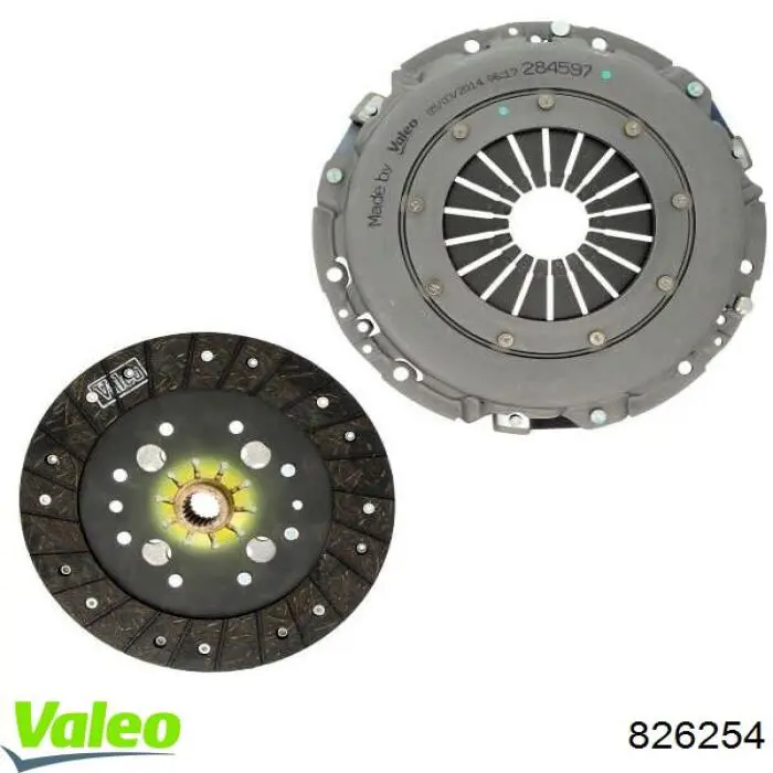 826254 VALEO kit de embrague (3 partes)