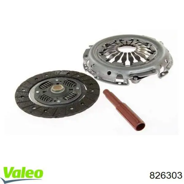 826303 VALEO kit de embrague (3 partes)