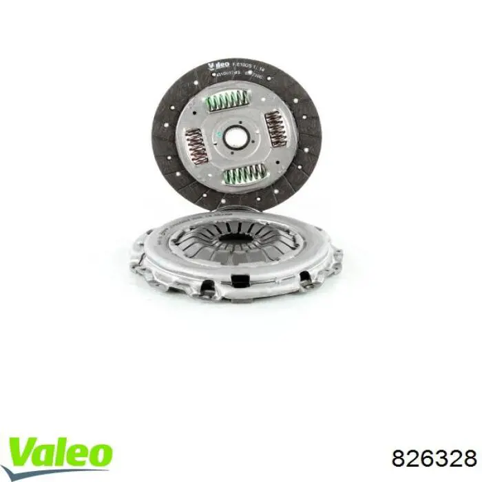 826328 VALEO kit de embrague (3 partes)