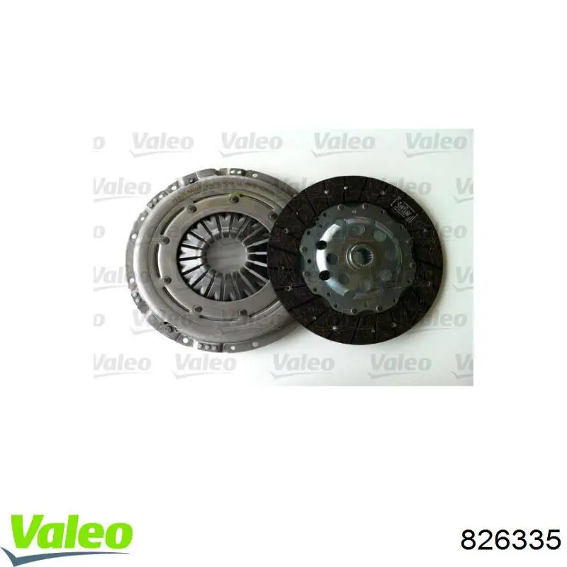 826335 VALEO kit de embrague (3 partes)