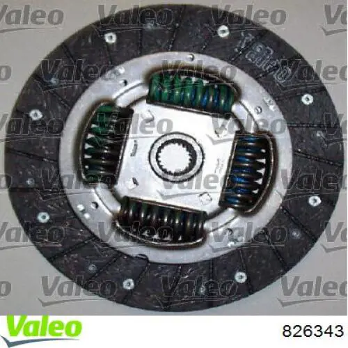 826343 VALEO kit de embrague (3 partes)