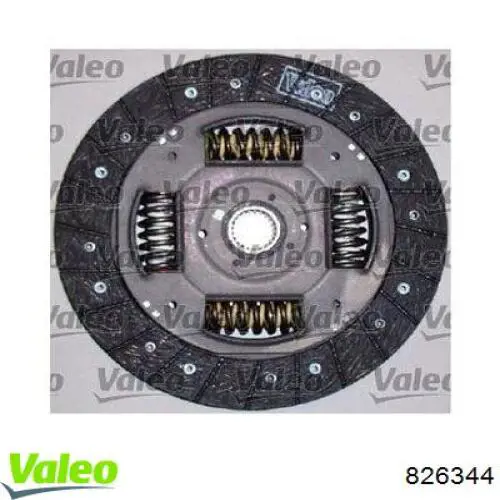 826344 VALEO kit de embrague (3 partes)