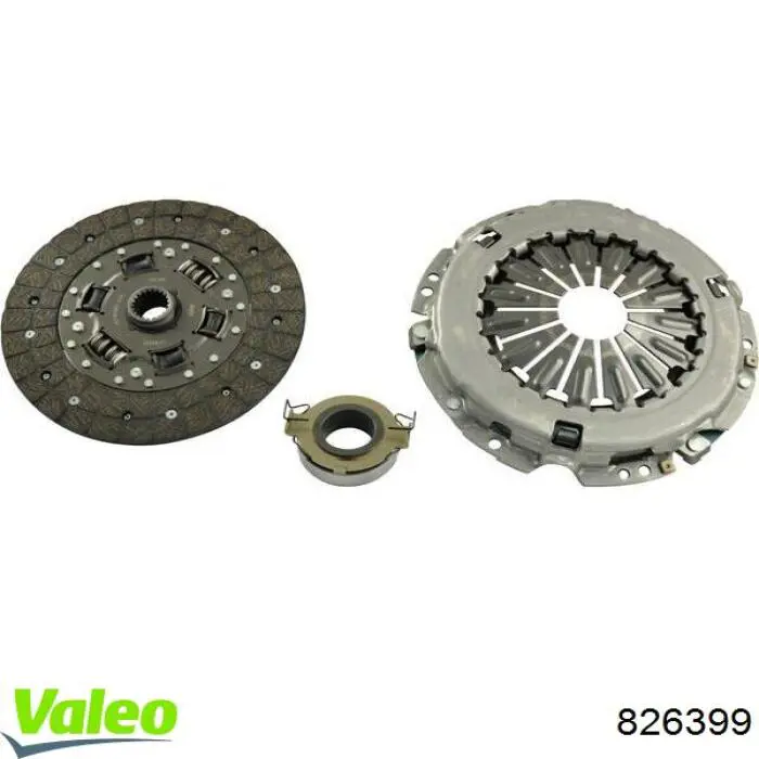 826399 VALEO kit de embrague (3 partes)