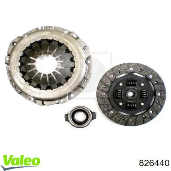 826440 VALEO kit de embrague (3 partes)