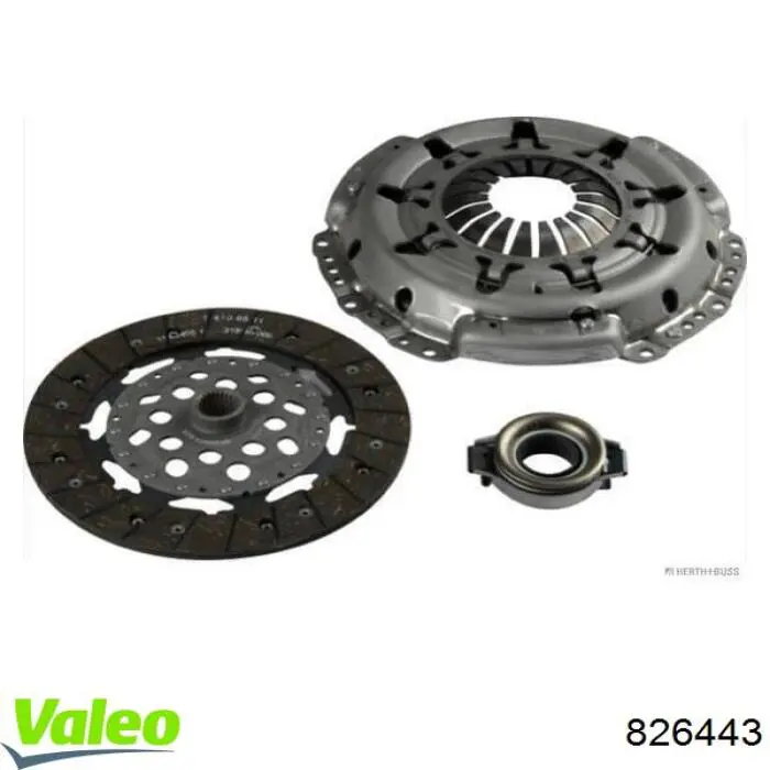 826443 VALEO kit de embrague (3 partes)