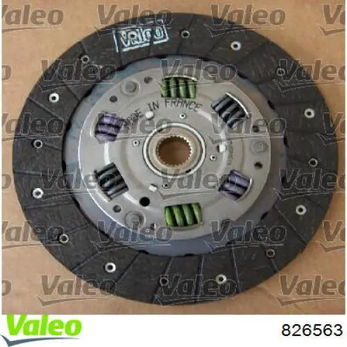 826563 VALEO kit de embrague (3 partes)