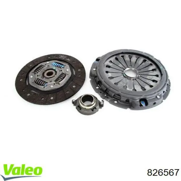 826567 VALEO kit de embrague (3 partes)