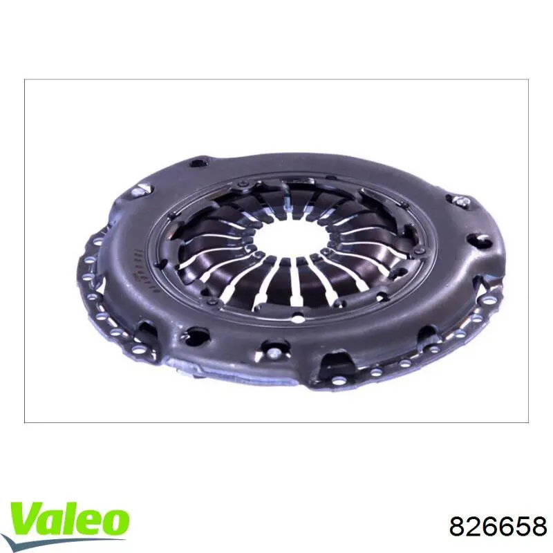 826658 VALEO kit de embrague (3 partes)