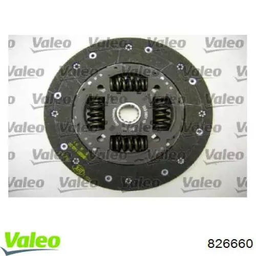 826660 VALEO kit de embrague (3 partes)