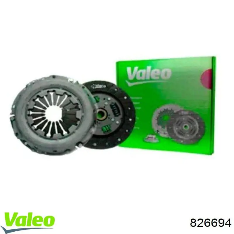 826694 VALEO kit de embrague (3 partes)