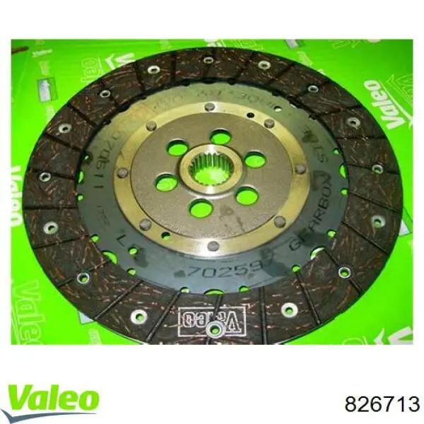 826713 VALEO kit de embrague (3 partes)