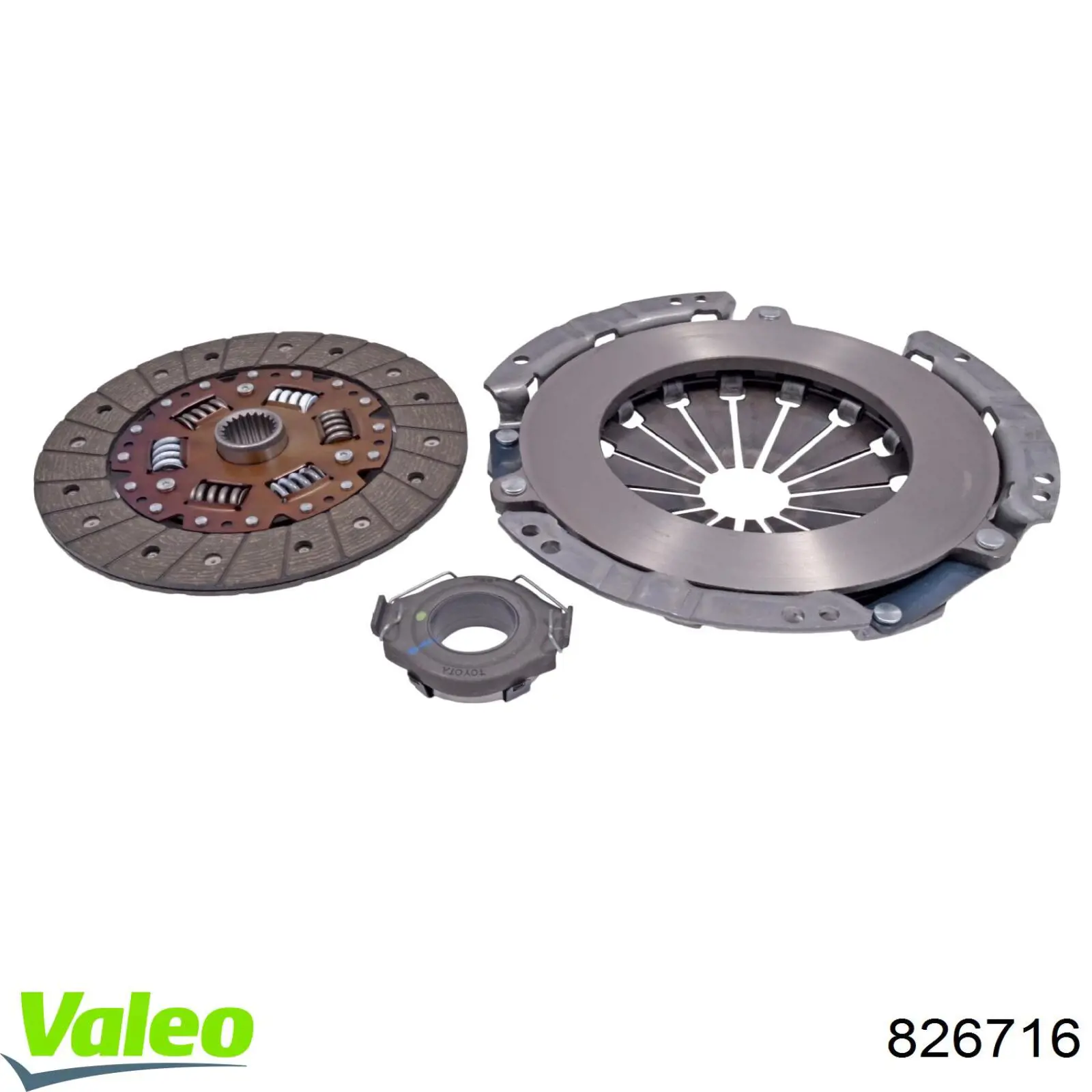 826716 VALEO kit de embrague (3 partes)