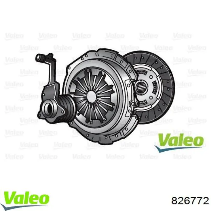 826772 VALEO kit de embrague (3 partes)