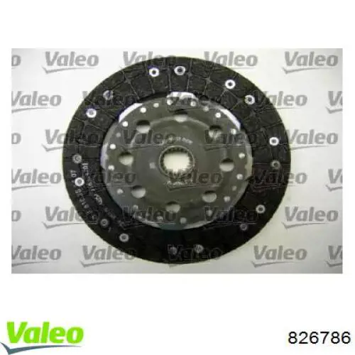 826786 VALEO kit de embrague (3 partes)