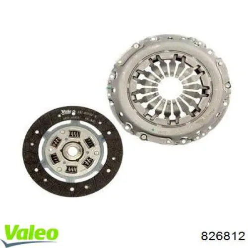 826812 VALEO kit de embrague (3 partes)