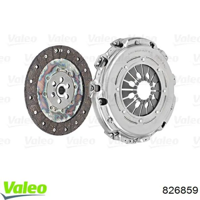 826859 VALEO kit de embrague (3 partes)