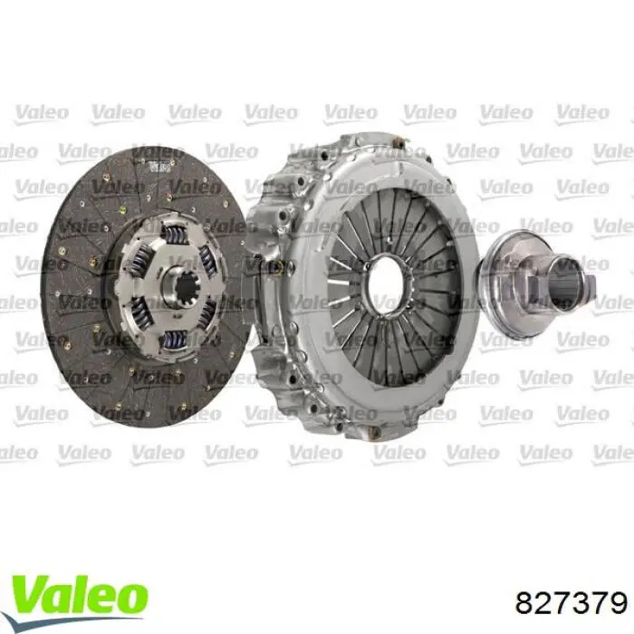 827379 VALEO kit de embrague (3 partes)