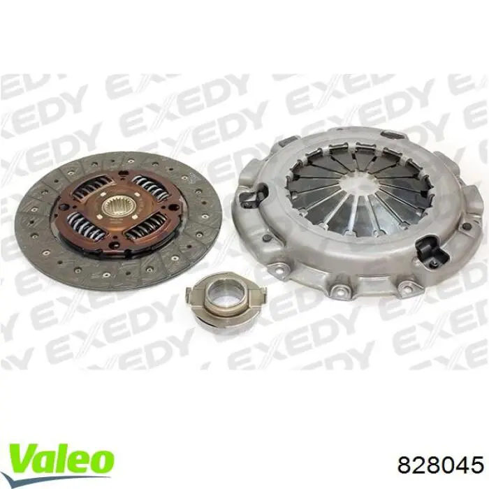 828045 VALEO kit de embrague (3 partes)