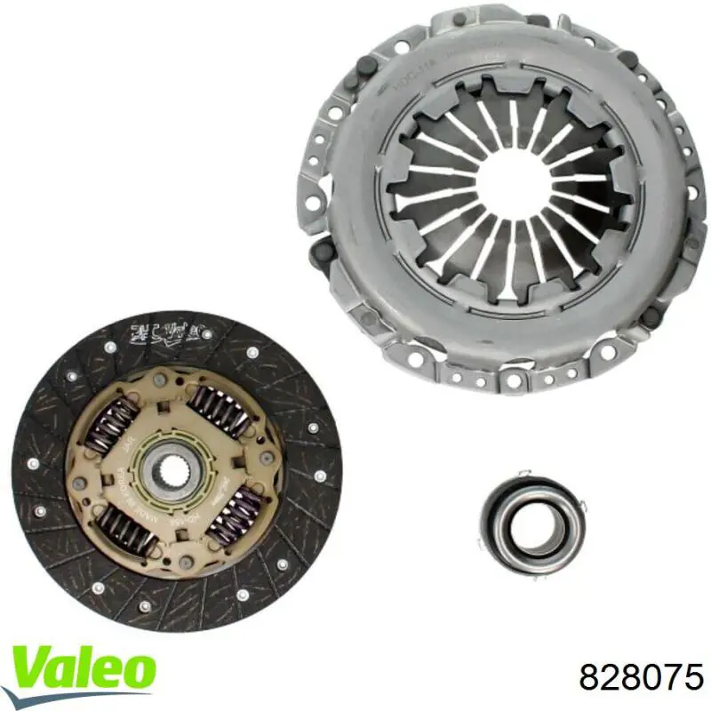 828075 VALEO kit de embrague (3 partes)