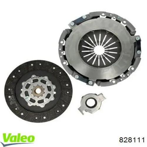 828111 VALEO kit de embrague (3 partes)