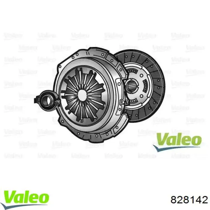 828142 VALEO kit de embrague (3 partes)