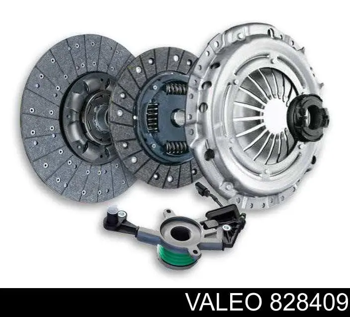 828409 VALEO kit de embrague (3 partes)